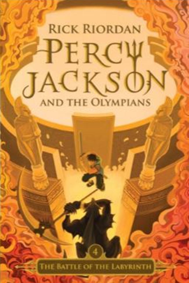 Sampul PERCY JACKSON #4: THE BATTLE OF THE LABYRINTH