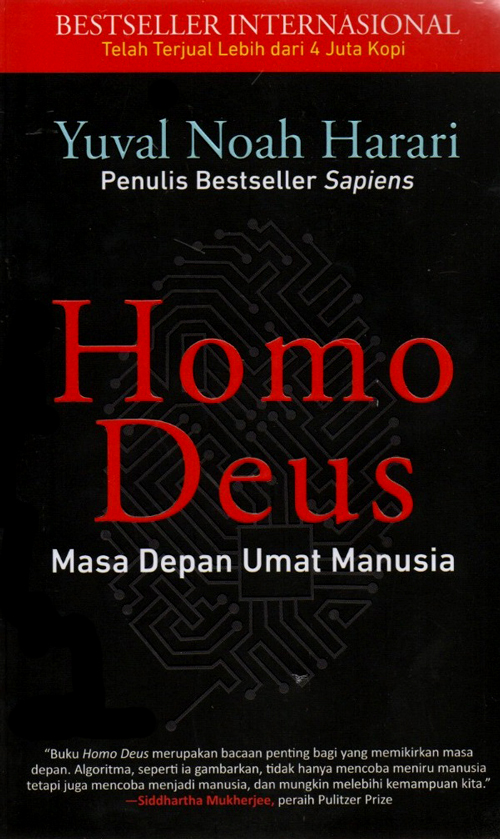Sampul Homo Deus: Masa Depan Umat Manusia