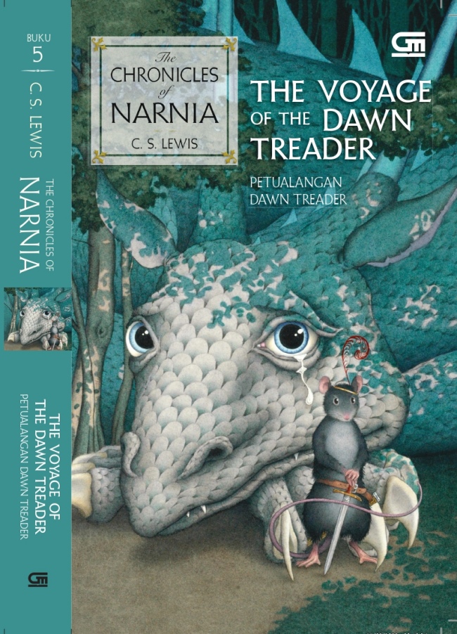 Sampul The Chronicles of Narnia #5: The Voyage of the Dawn Treader (Petualangan Dawn Treader)