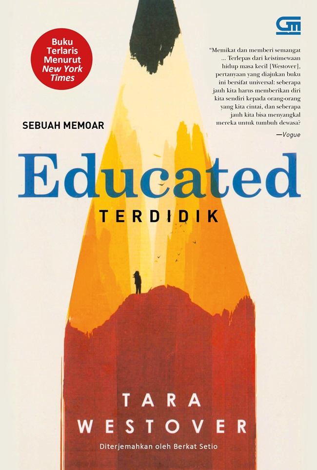 Sampul Terdidik (Educated) - Sebuah Memoar