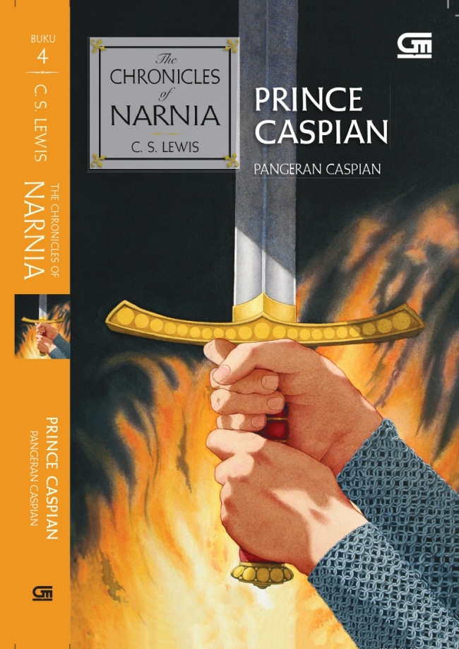 Sampul The Chronicles of Narnia #4: Prince Caspian (Pangeran Caspian)