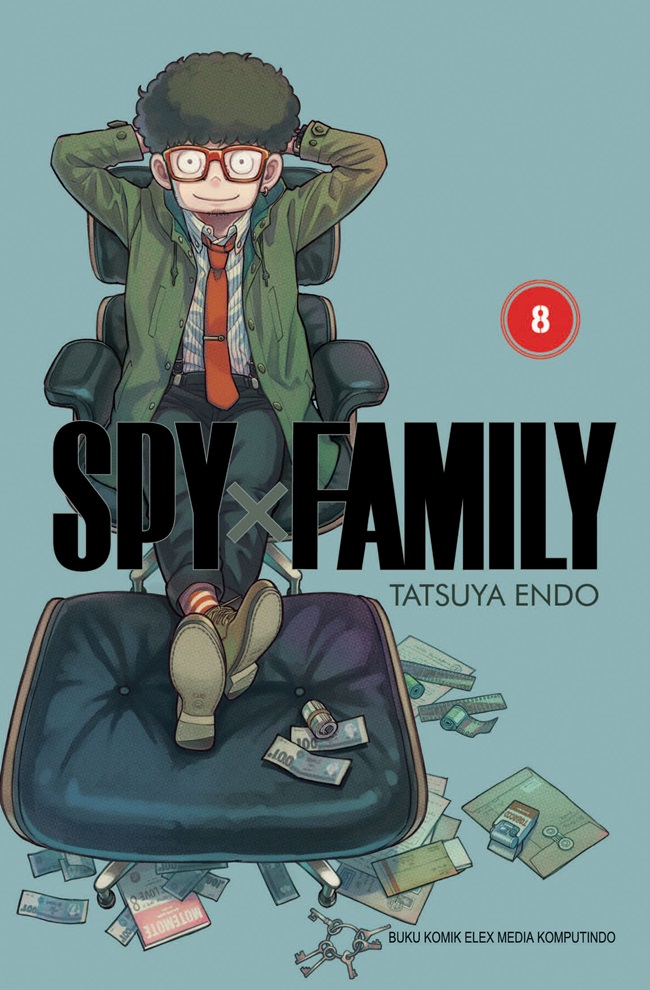 Sampul Spy x Family 08