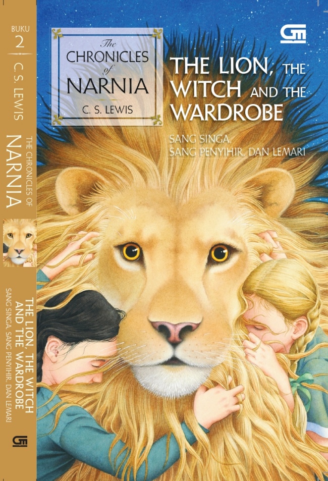 Sampul The Chronicles of Narnia #2: The Lion, the Witch and the Wardrobe (Sang Singa, sang Penyihir, dan Lemari)