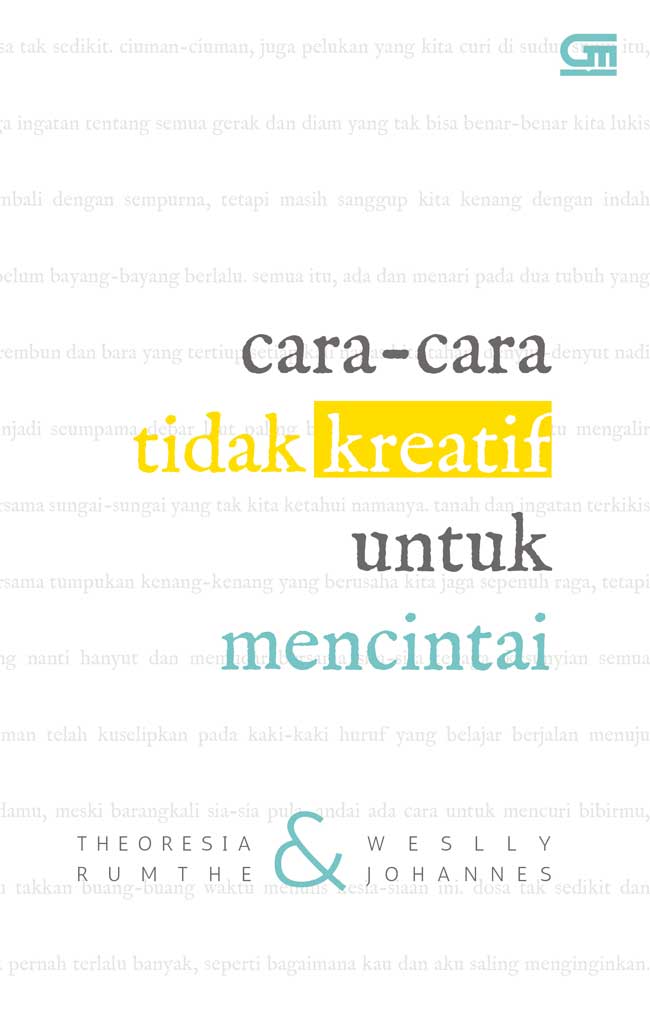 Sampul Cara Cara Tidak Kreatif untuk Mencintai