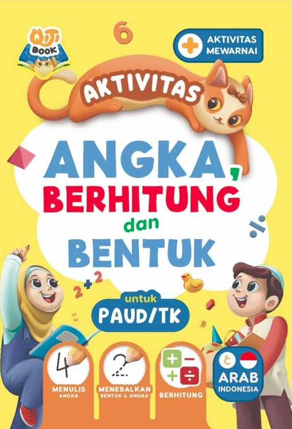 Qiti Book Aktivitas Angka, Berhitung Dan Bentuk - BukaBuku.com - Toko ...