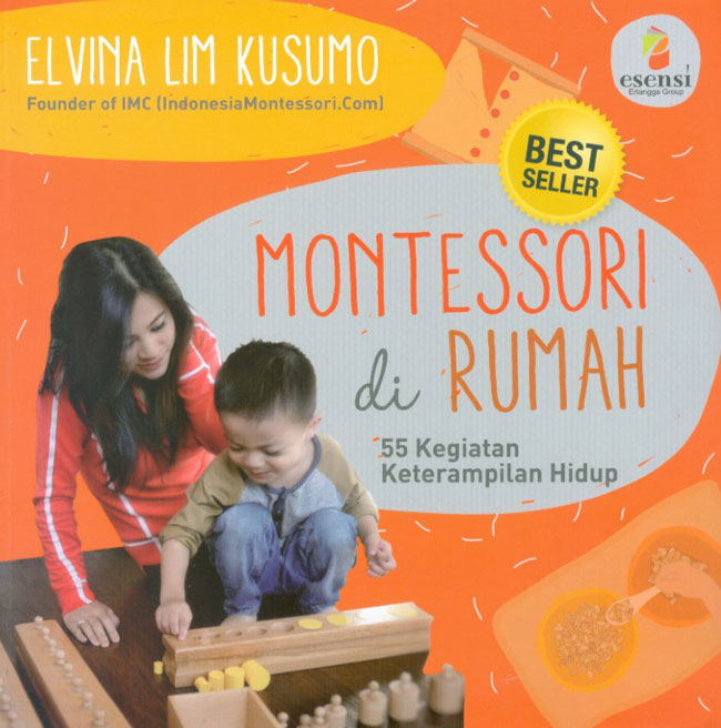 Sampul Montessori Di Rumah: 55 Kegiatan Keterampilan Hidup